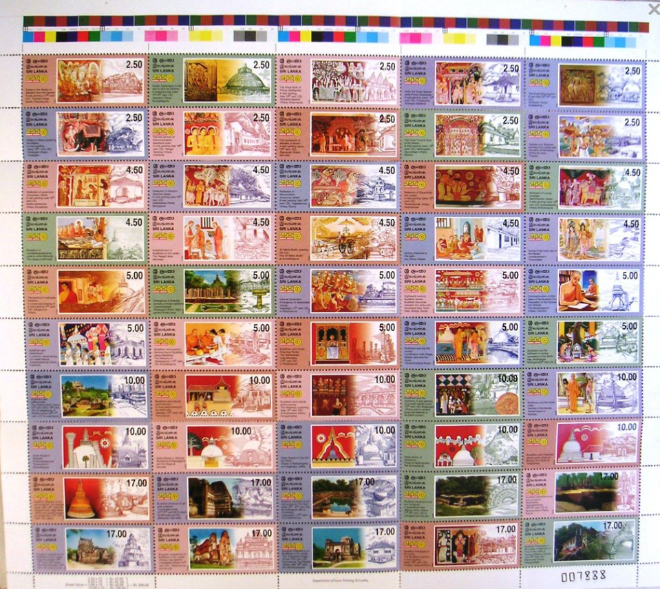 Stamps to mark Buddha Jayanthi
