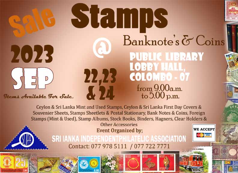 SLIPA Stamp/Coin/notes Fair Sept 2023