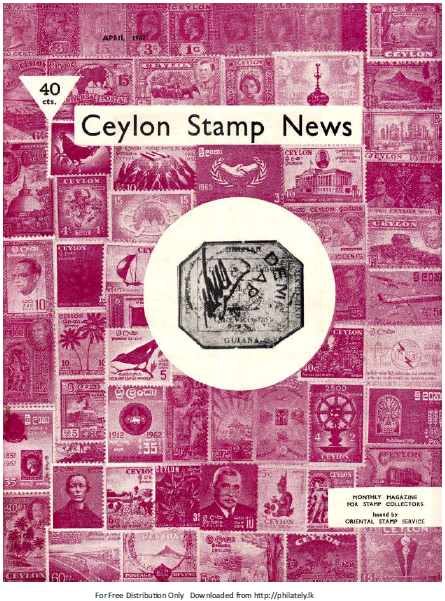 Ceylon Stamp News Vol. 1 No.07 – April 1967